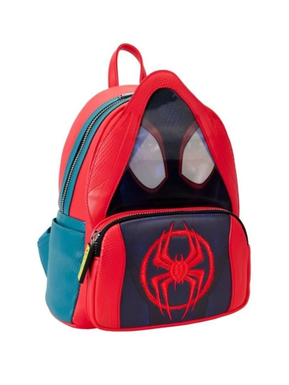Loungefly Spiderverse Miles Morales Hoody Cosplay Mini Backpack Lenticular NWT